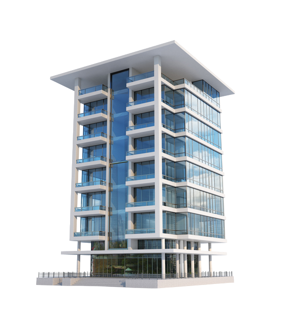 High-rise apartment building